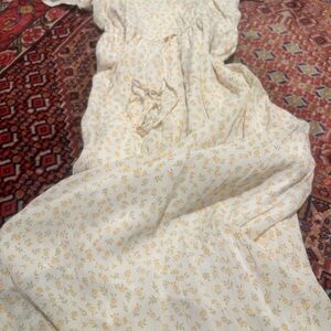 Christy Dawn Cream Floral Dress